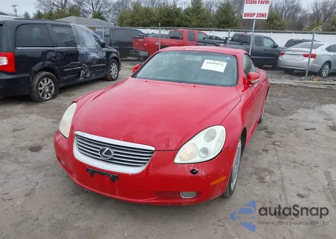 2002 Lexus Sc 430 from USA, damaged, VIN JTHFN48Y620015228